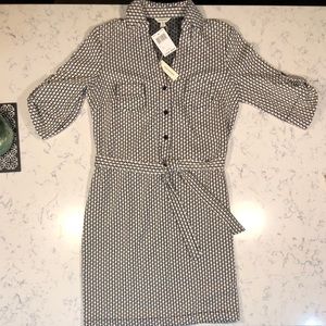 Max Studio Knit Shirt Dress